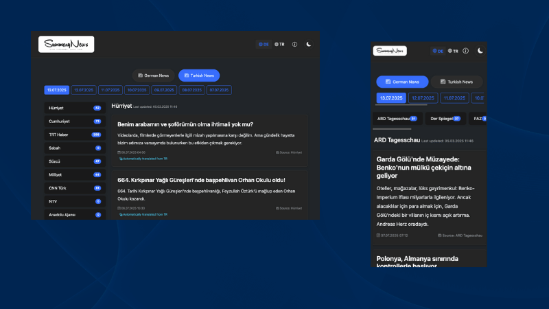 Summary News Screenshot