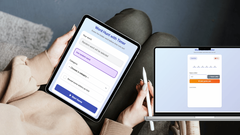 Word Hunt Game Screenshot